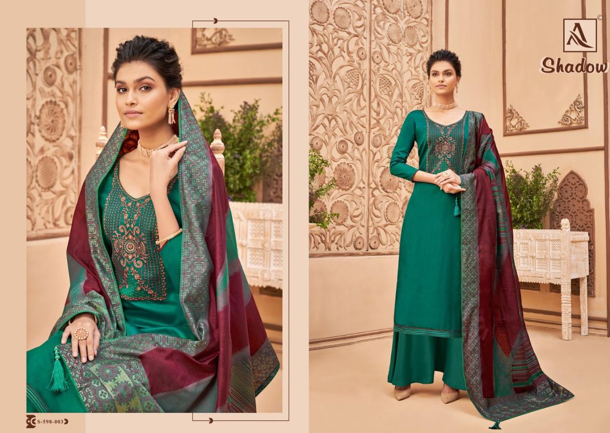 Alok Suits Shadow 598-001 to 598-008 Series 3