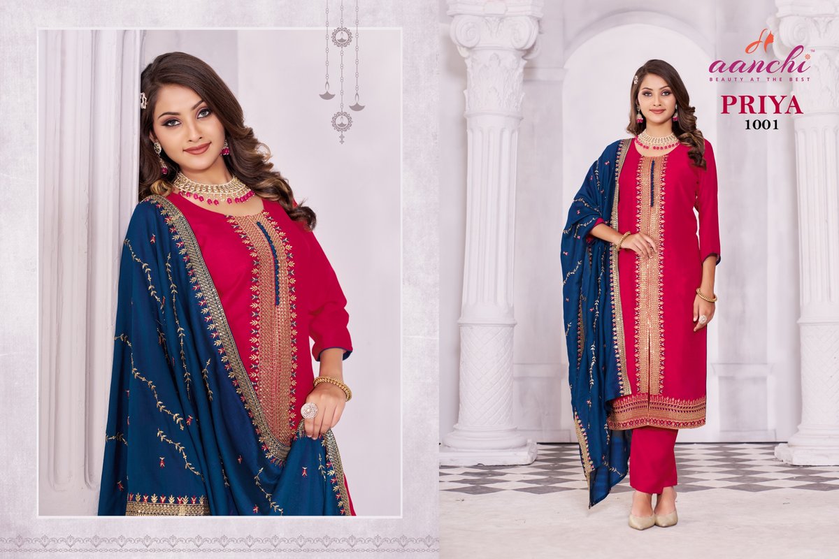 AANCHI KURTIS PRIYA 1001 TO 1004 1