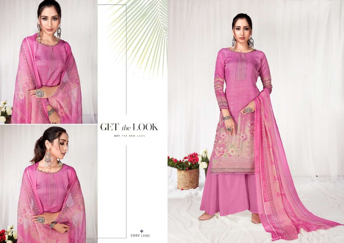 Anita Silk Kesariya Zaara 1001-1008 Series 5