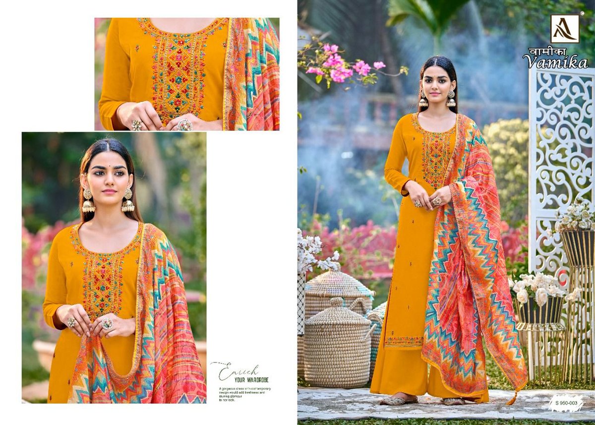 Alok Suit Vamika 950-001 to 950-004 Series 3