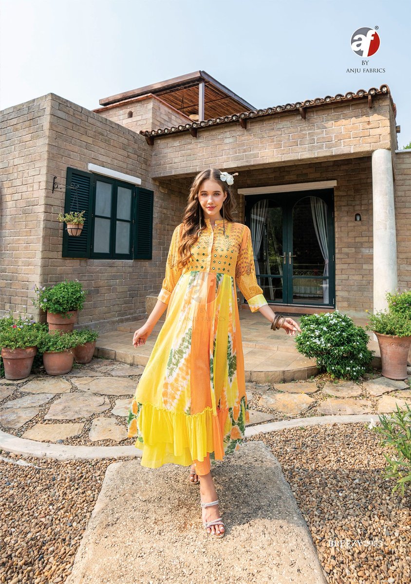 ANJU FABRIC BREEZY 2951 TO 2953 3