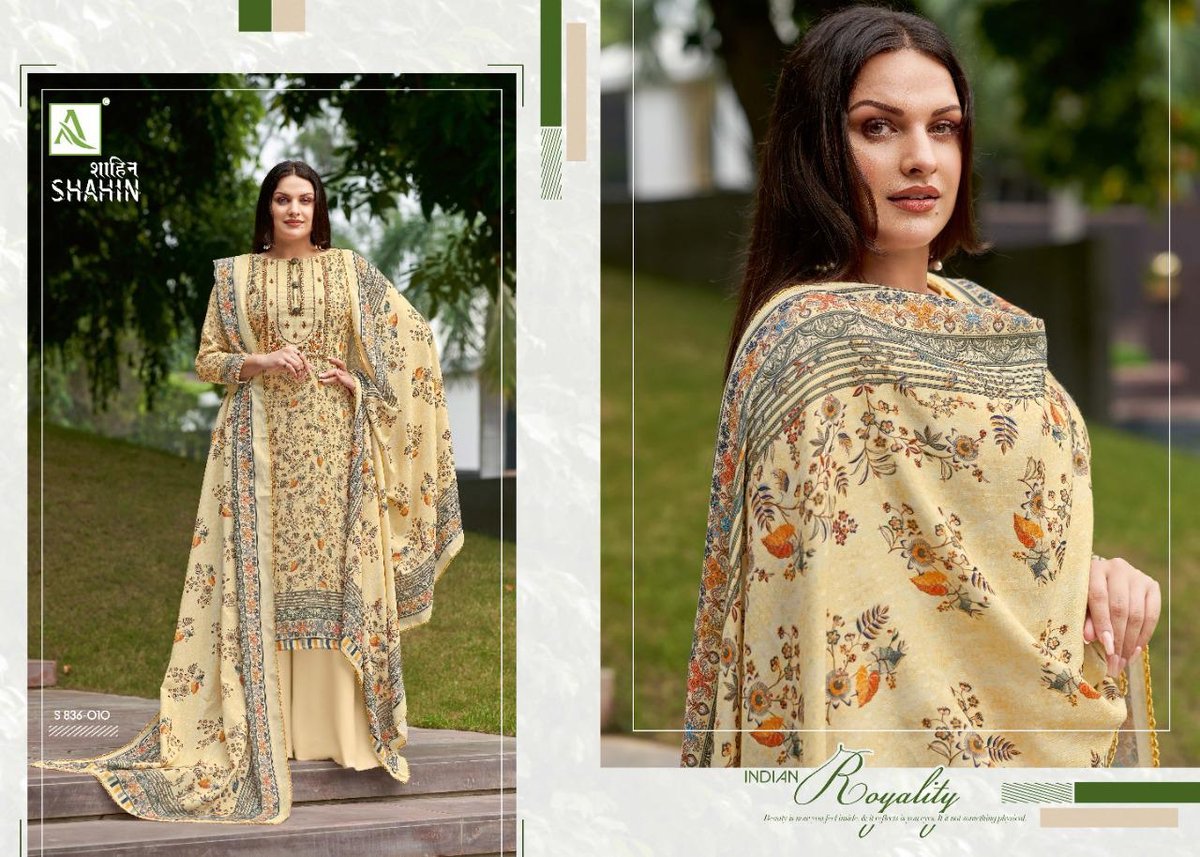 Alok Suits Shahin 836-001 to 836-010 Series 10