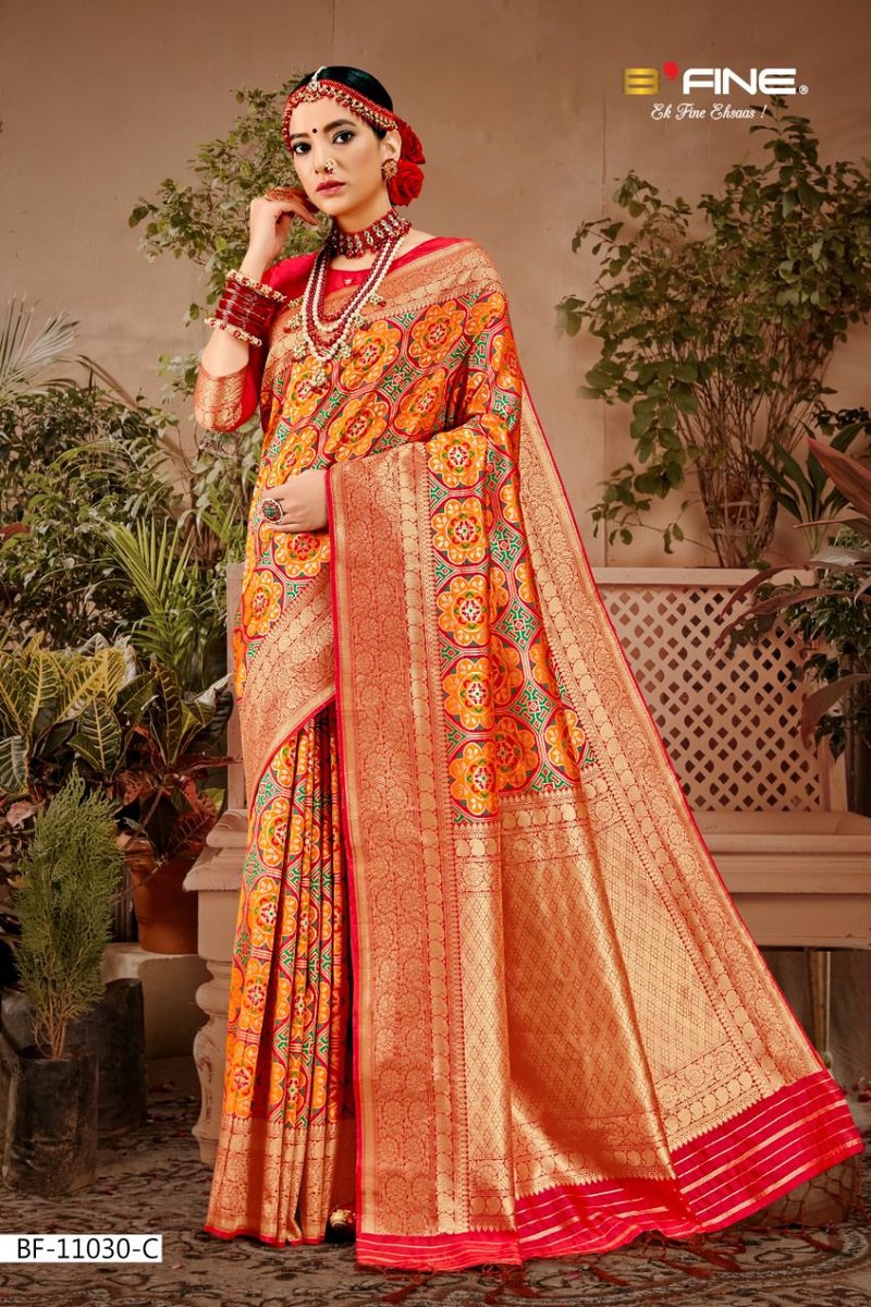 B Fine Saree Tejashvi BF-11030 Colors 2