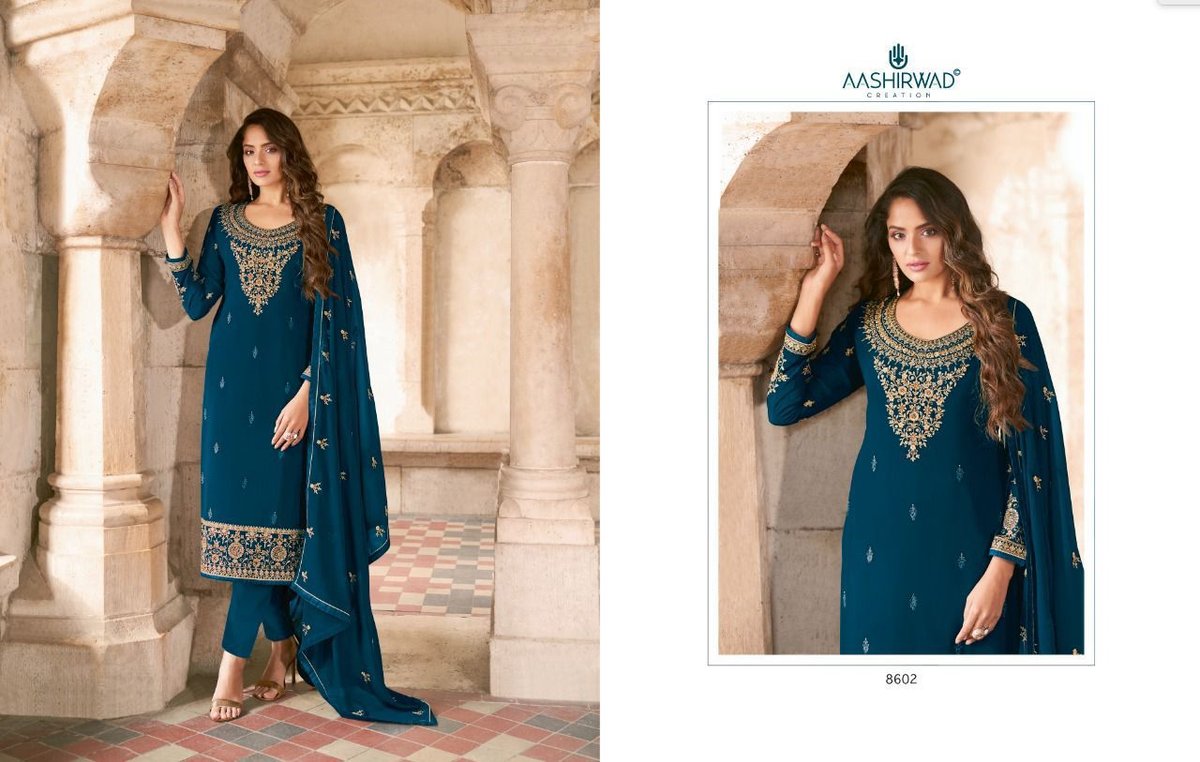 Aashirwad Creation Saarya 8598-8603 Series 5