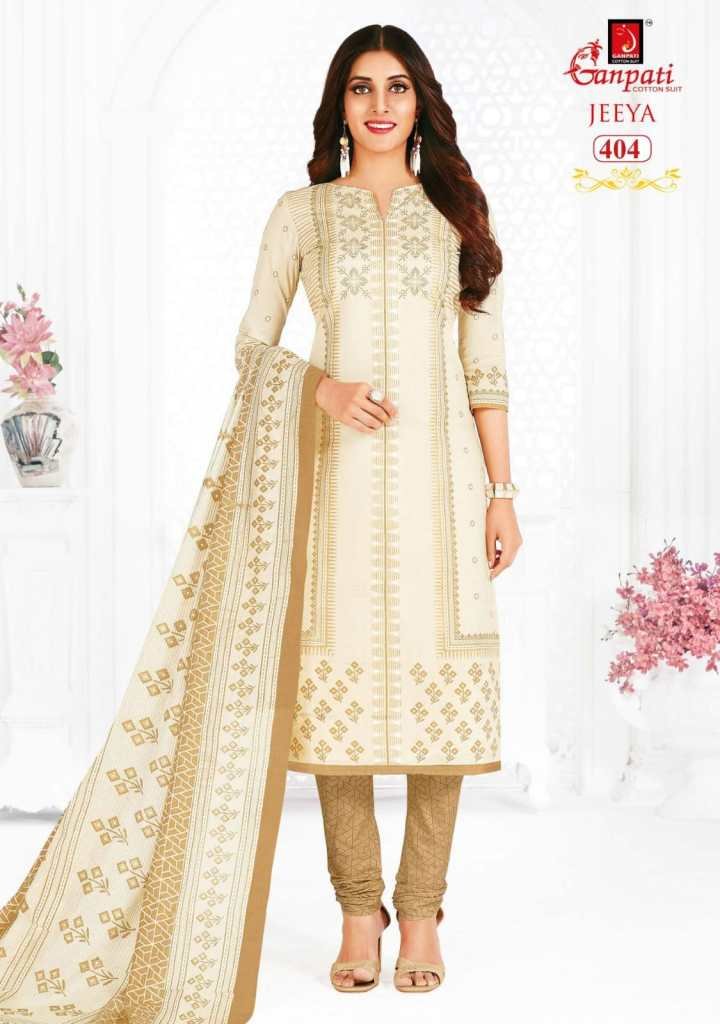 Ganpati Cotton Suits Jeeya Vol-4 401-418 Series 4
