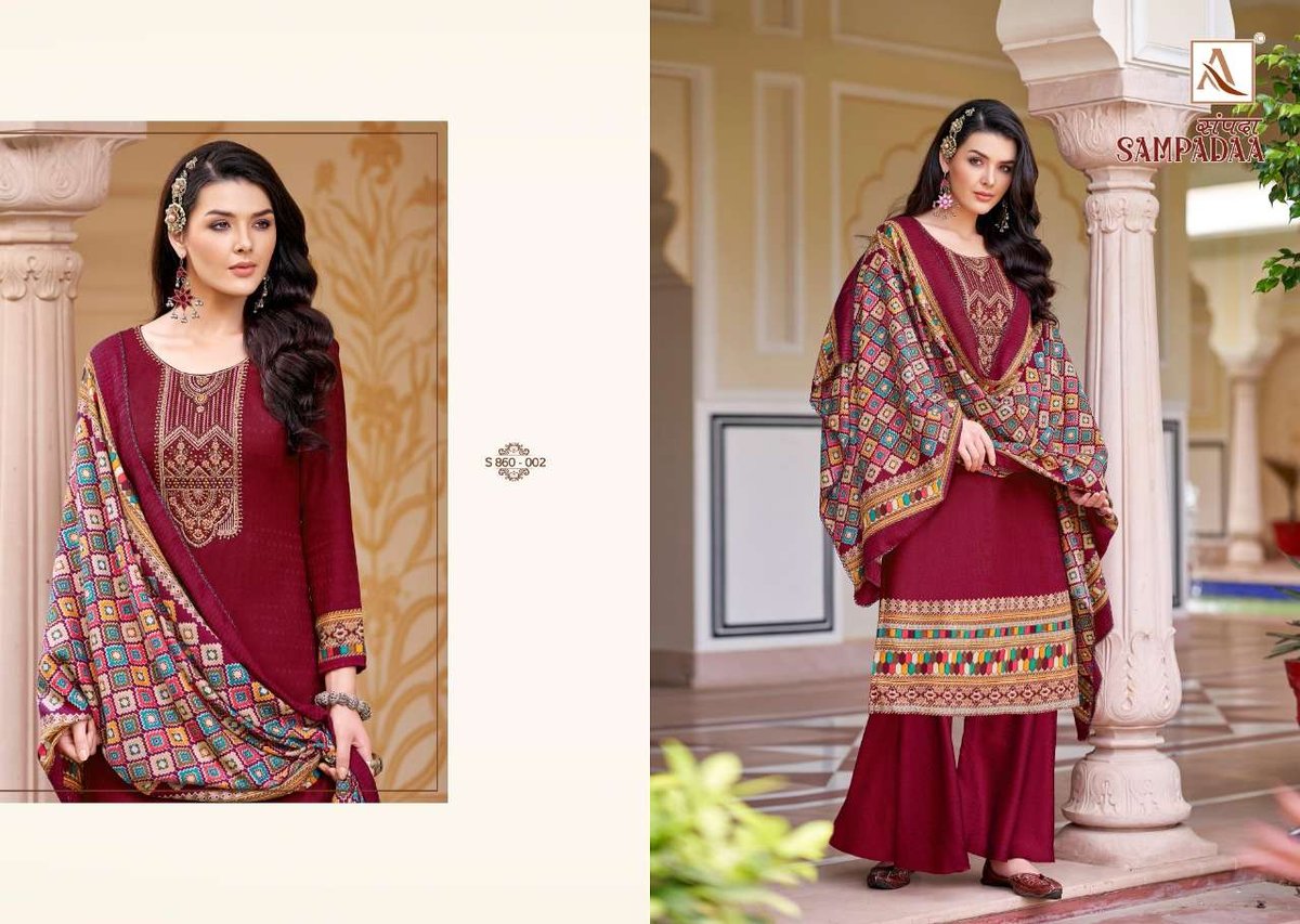 Alok Suits Sampadaa 860-001 To 860-010 Series 2