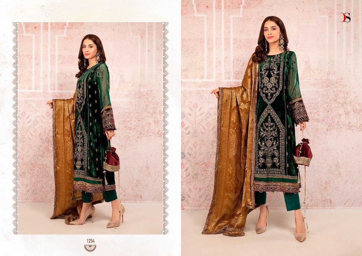 Deepsy Suits Maria.B Velvet 1251-1256 Series 4