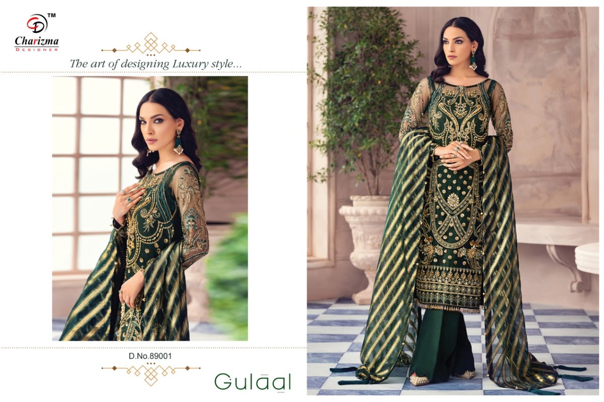 Charizma Designer Gulal 89001-89004 Series 1