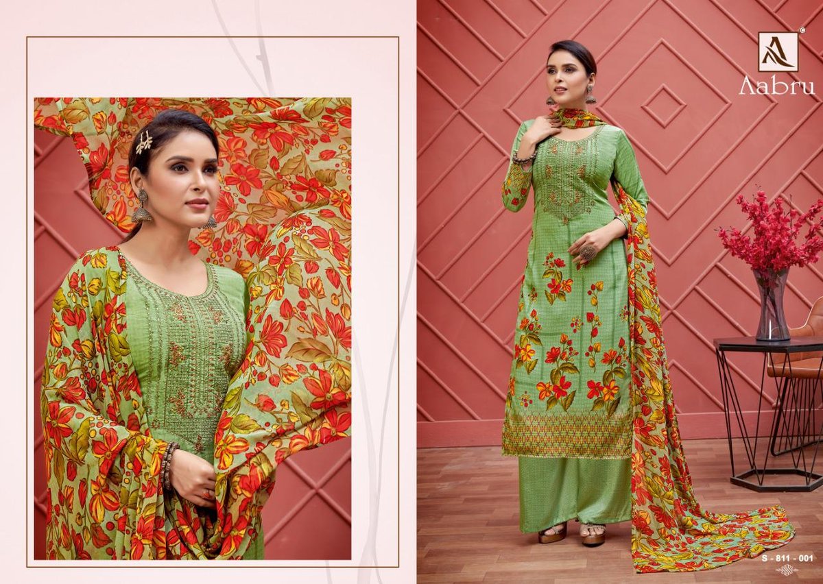 Alok Suits Aabru 811-001 to 811-010 Series 1