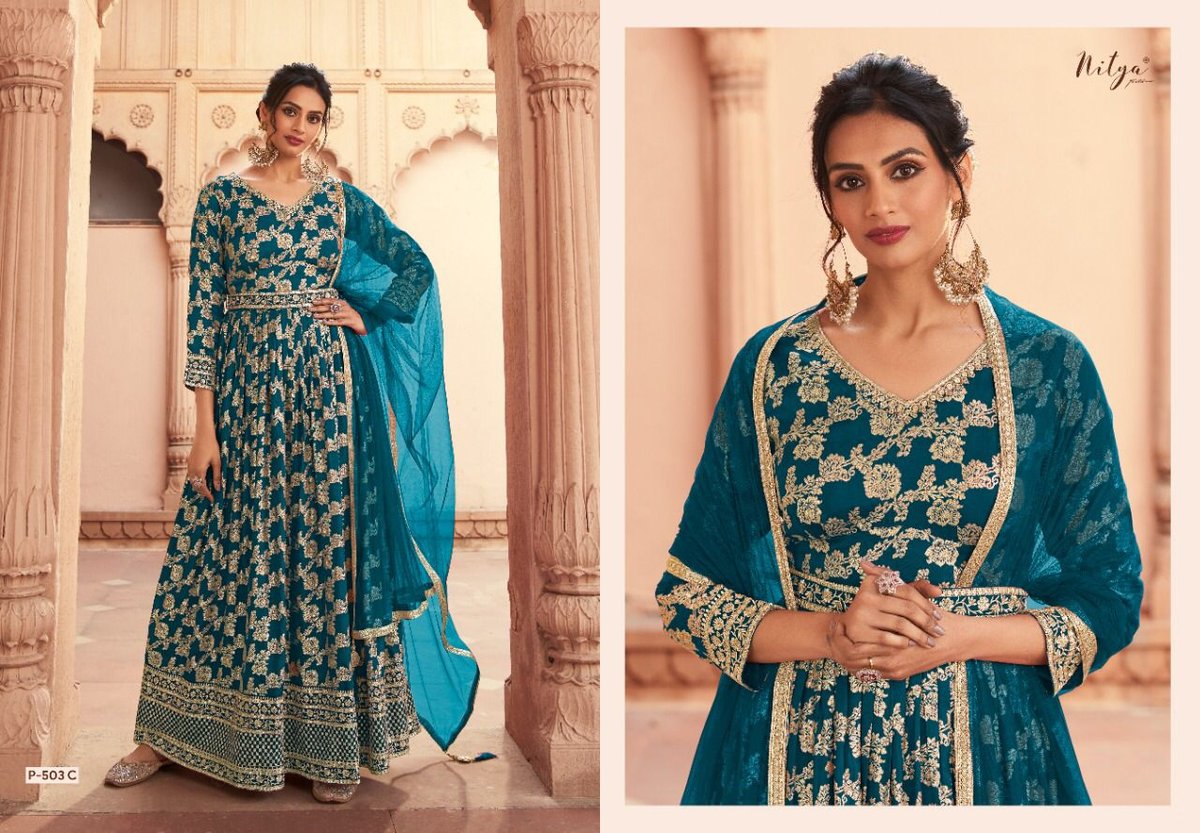 LT Fabric Nitya P-503 Colors 3
