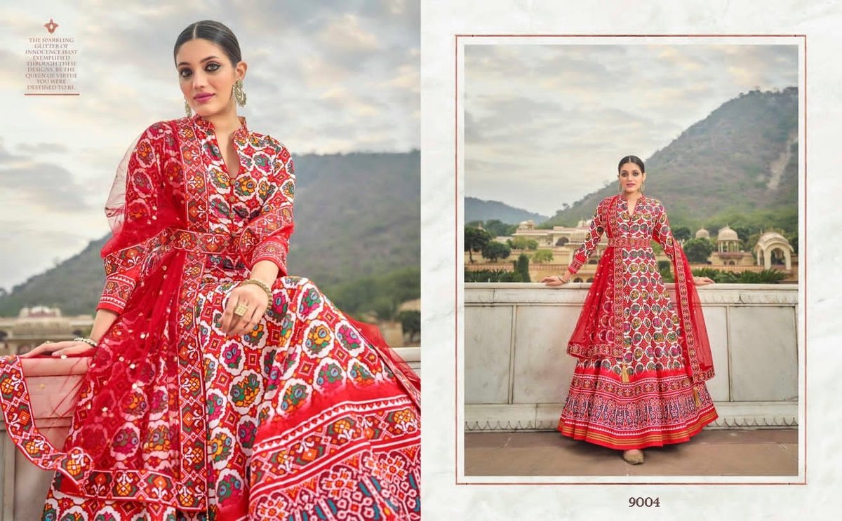 Virasat Gowns Patola 9001-9006 Series 4