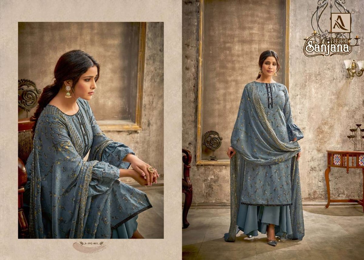 Alok Suit Sanjana 592-001 to 592-010 Series 1