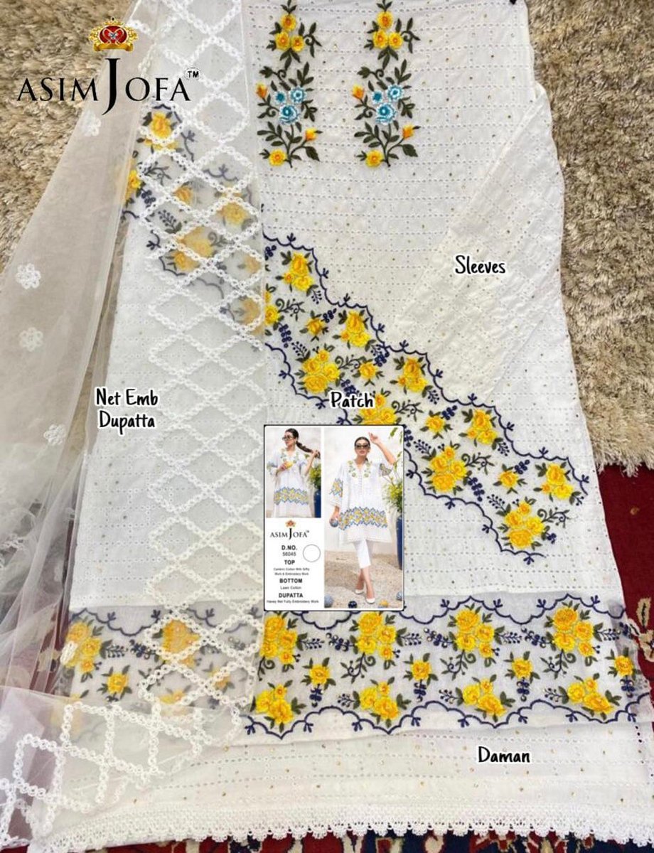 Asim Jofa Super Hit 56045 Dress Material 2