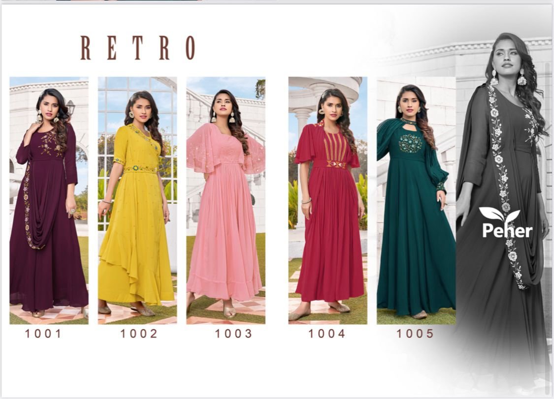Vivils Prints Peher Retro Vol-1 1001-1005 Series 6