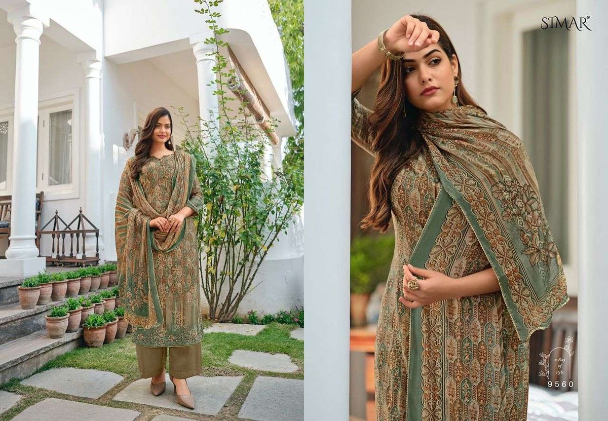 Glossy Simar Mahnoor Vol-2 9558-9565 Series 3