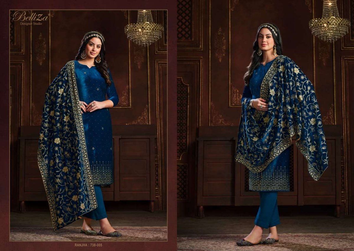 Belliza Designer Ranjha 738-001 to 738-005 Series 5