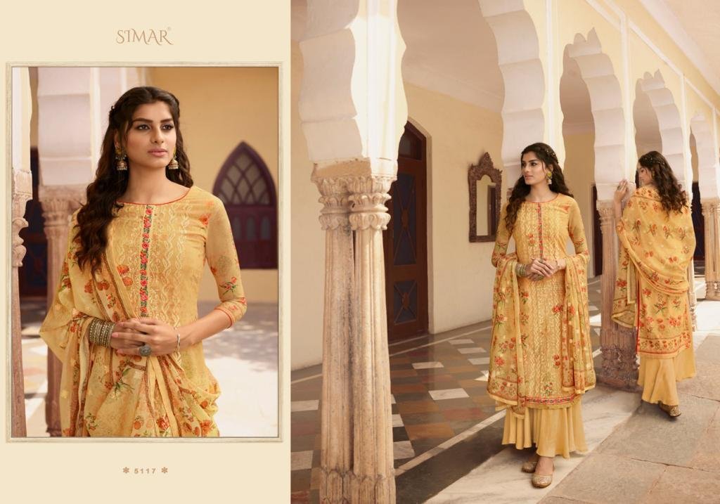 Glossy Simar Mehtaab 5112-5119 Series 6
