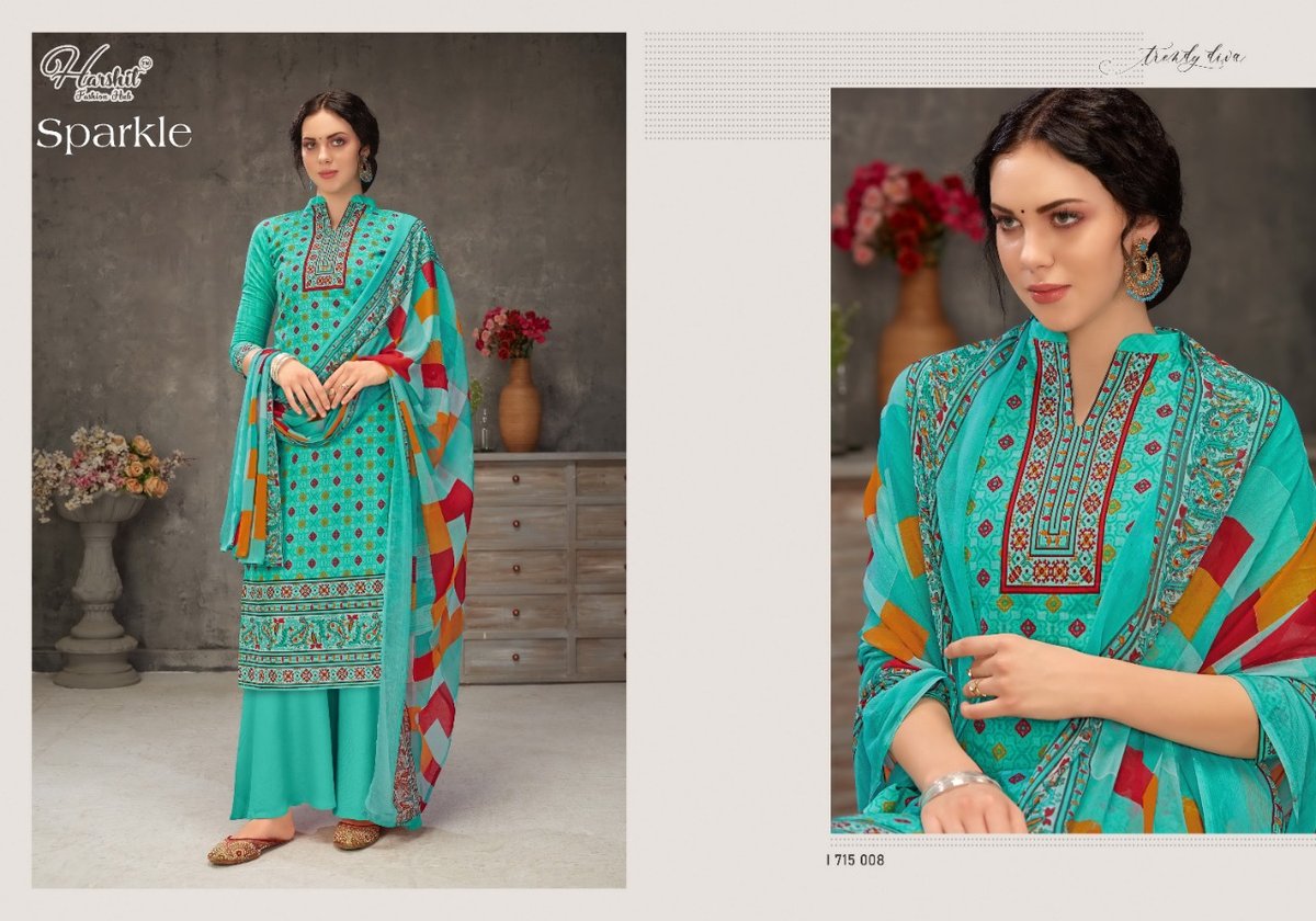 Harshit Fashion Sparkle 1715-001 to 1715-010 Series 8