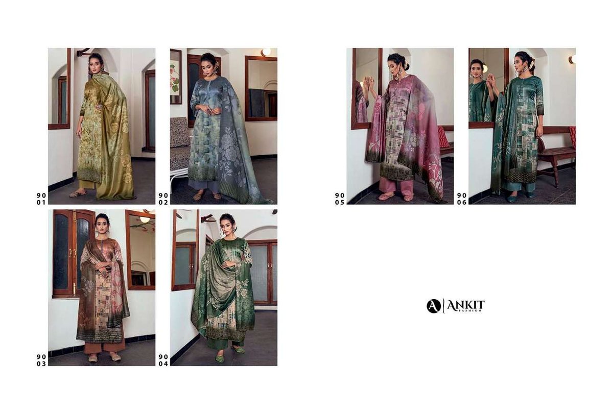 Ankit Fashion Aahana 9001-9006 Series 7