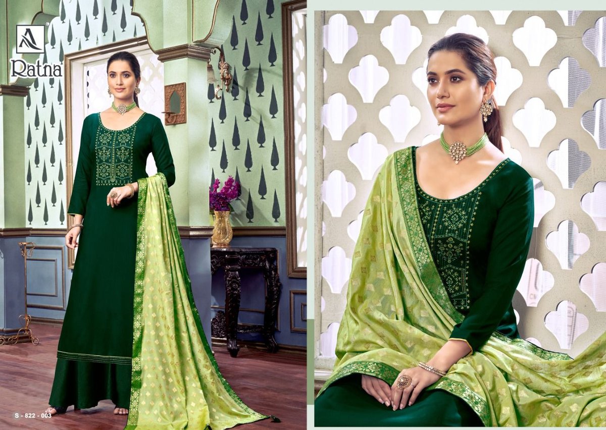 Alok Suits Ratna 822-001 To 822-008 Series 3