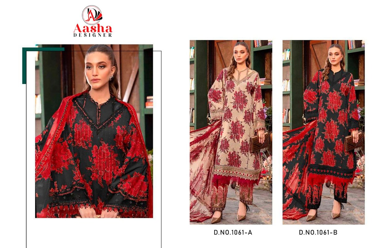 AASHA DESIGNER MARIAB M PRINTS 1061-A TO 1061-B 3