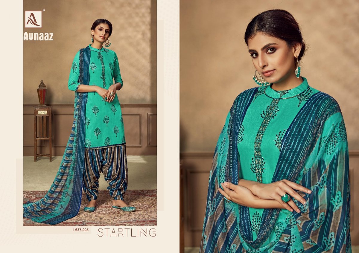 Alok Suits Avnaaz 637-001 to 637-008 Series 5