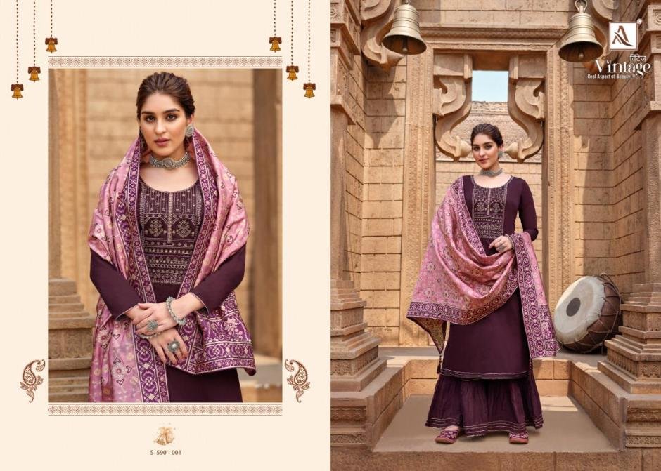 Alok Suits Vintage 590-001 to 590-008 Series 1