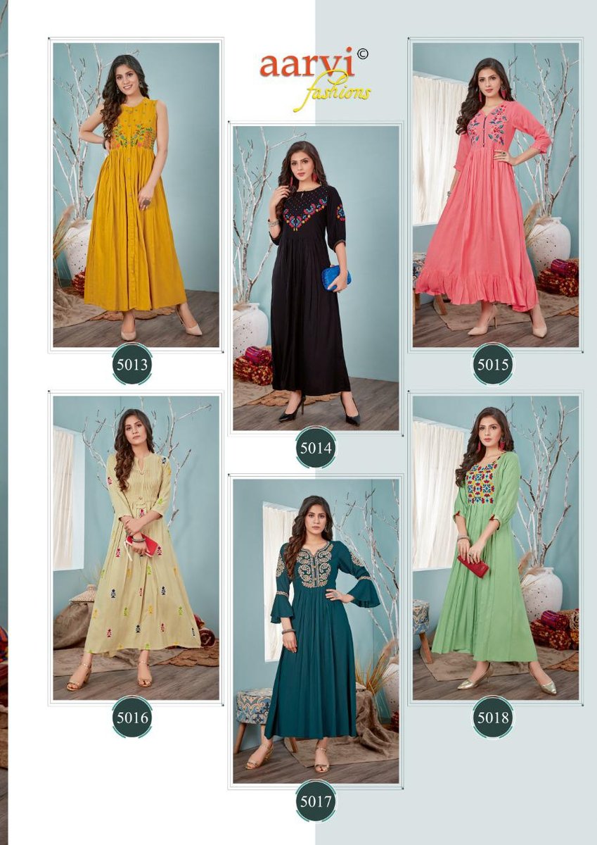 Aarvi Fashion Myra Vol-6 5013-5018 Series 7