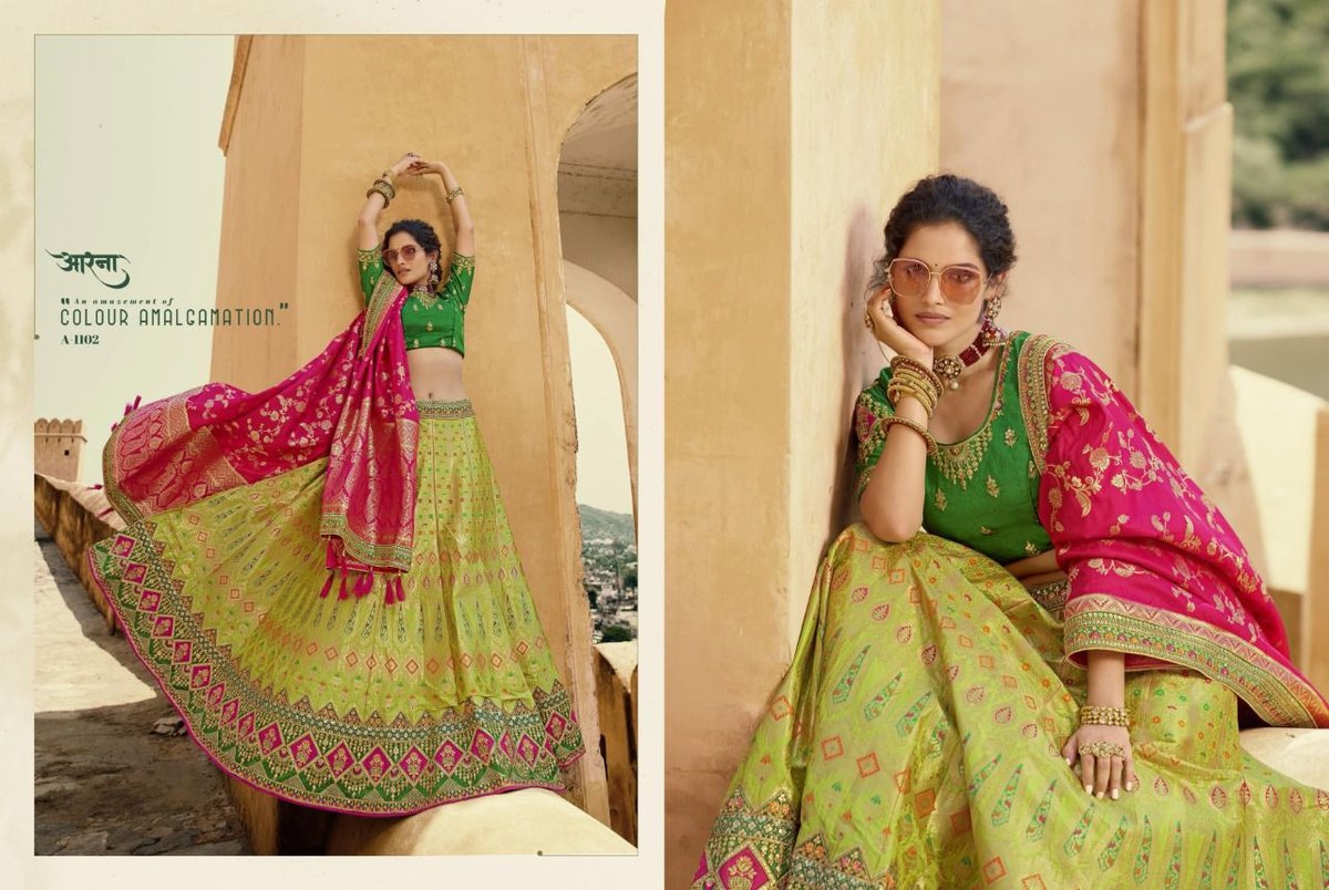 Aarna Lehenga A-1101 to A-1109 Series 2