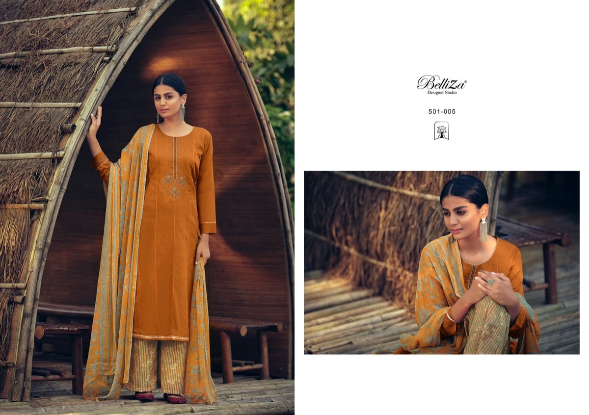 Belliza Designer Nazar-Patiyala Vol-5 501-001-501-010 Series. 5