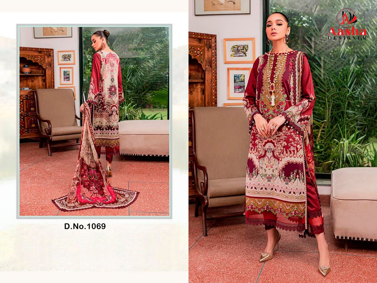 AASHA DESIGNER NEEDLE WONDER VOL-8 1069 TO 1070 1