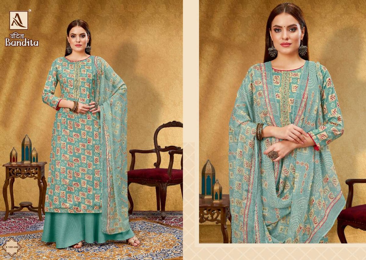 Alok Suit Bandita 1061-001 to 1061-008 Series 6