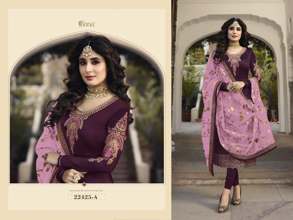 Fiona Kritika Heavy Dupatta Vol-2 22425 Colors 1