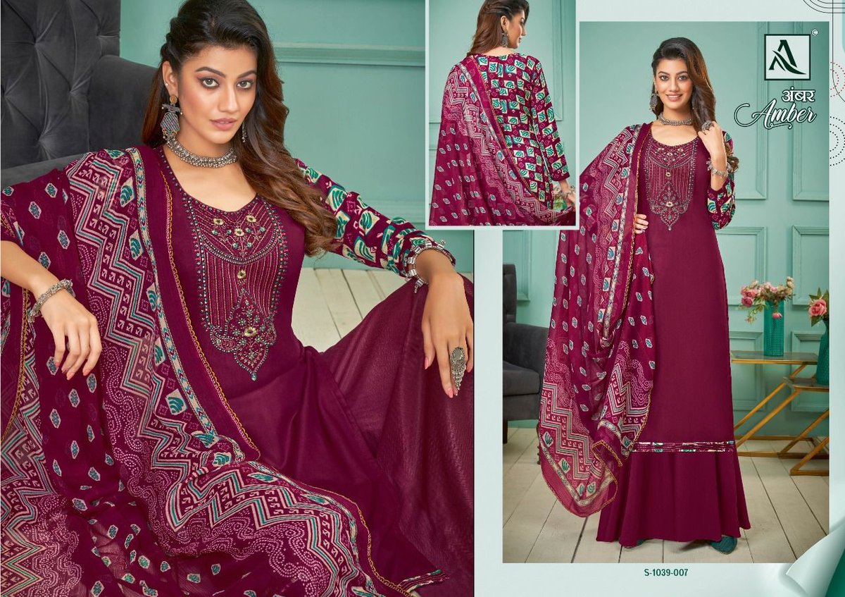 Alok Suits Amber 1039-001 to 1039-008 Series 7