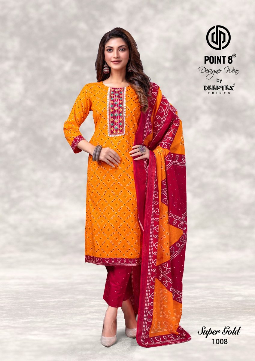 Deeptex Prints Super Gold Vol-1 1001-1010 Series 8