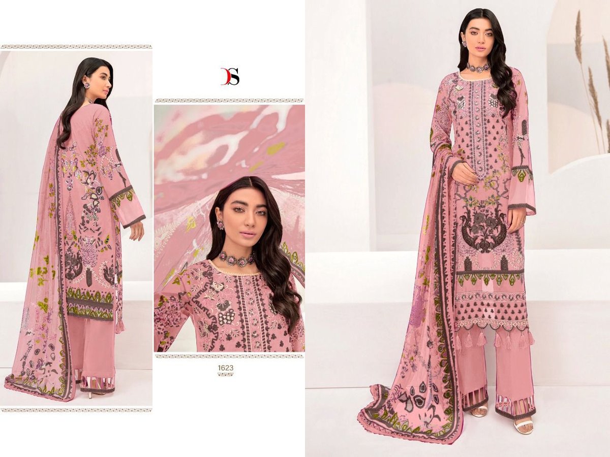 Deepsy Suits Cheveron Lawn 22 Vol-2 1621-1626 Series 3