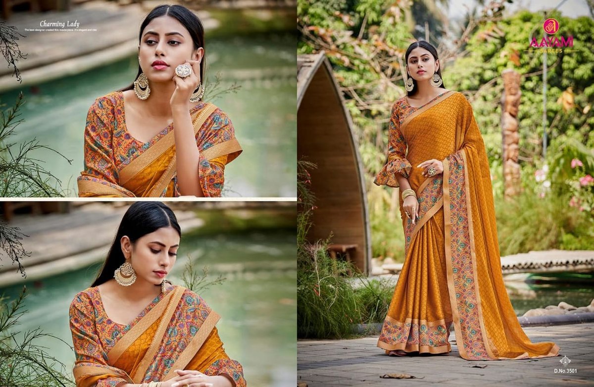 Aayami Saree Sakshi 3501-3514 Series 1