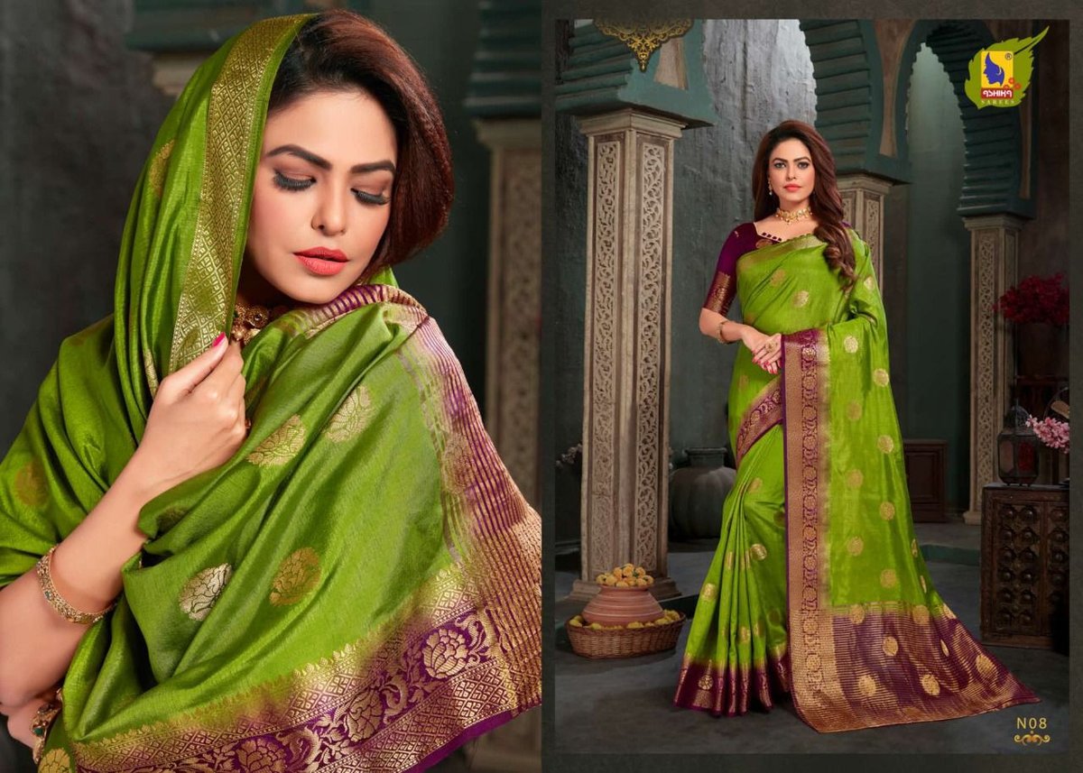 Ashika Saree Navratna N-01 to N-08 Series 8
