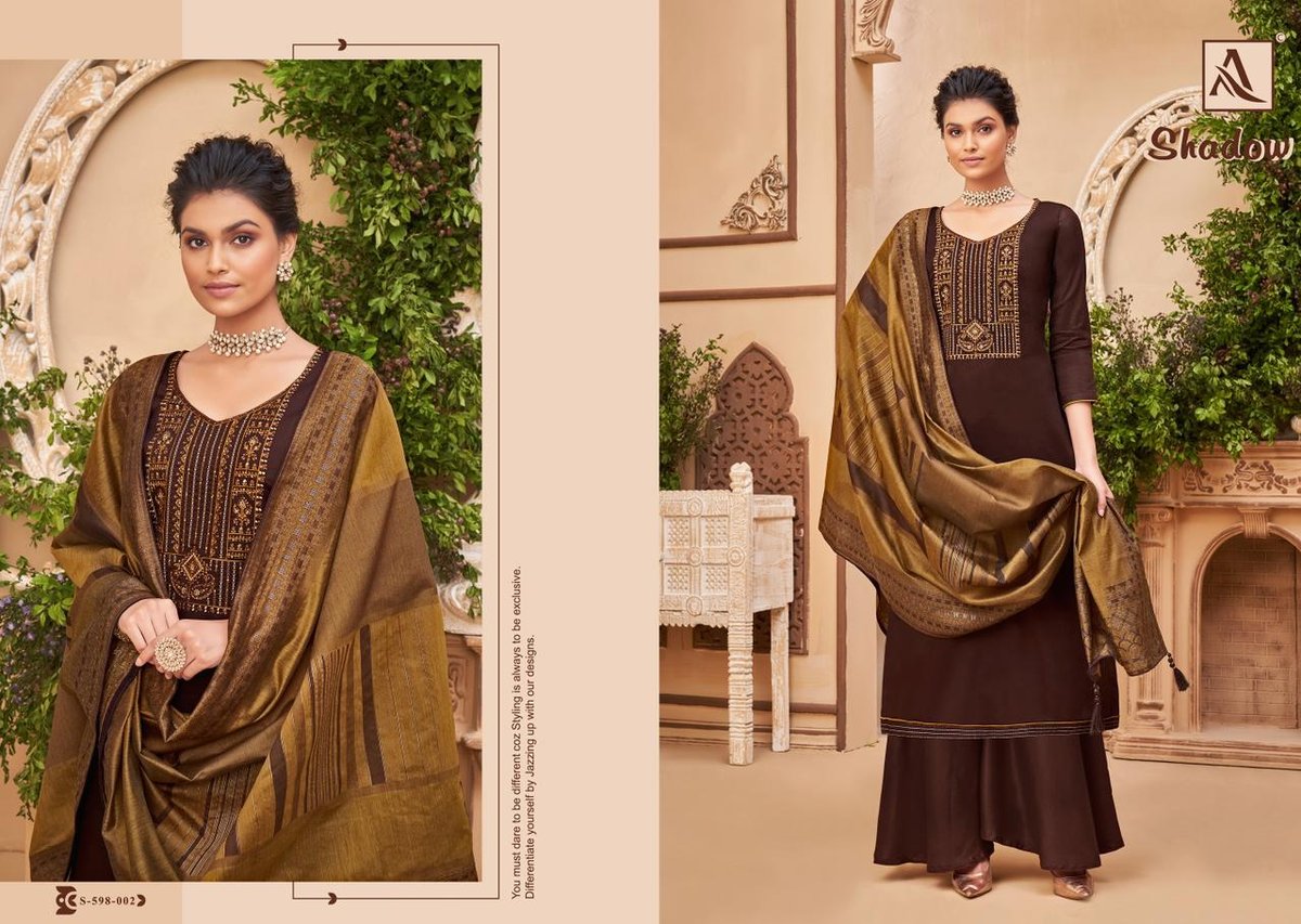 Alok Suits Shadow 598-001 to 598-008 Series 2