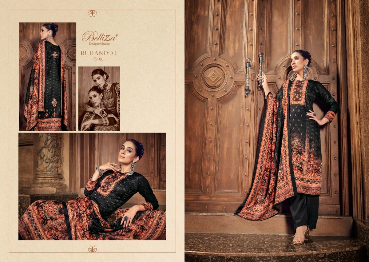 Belliza Designer Ruhaniyat 751-001 to 751-008 Series 1
