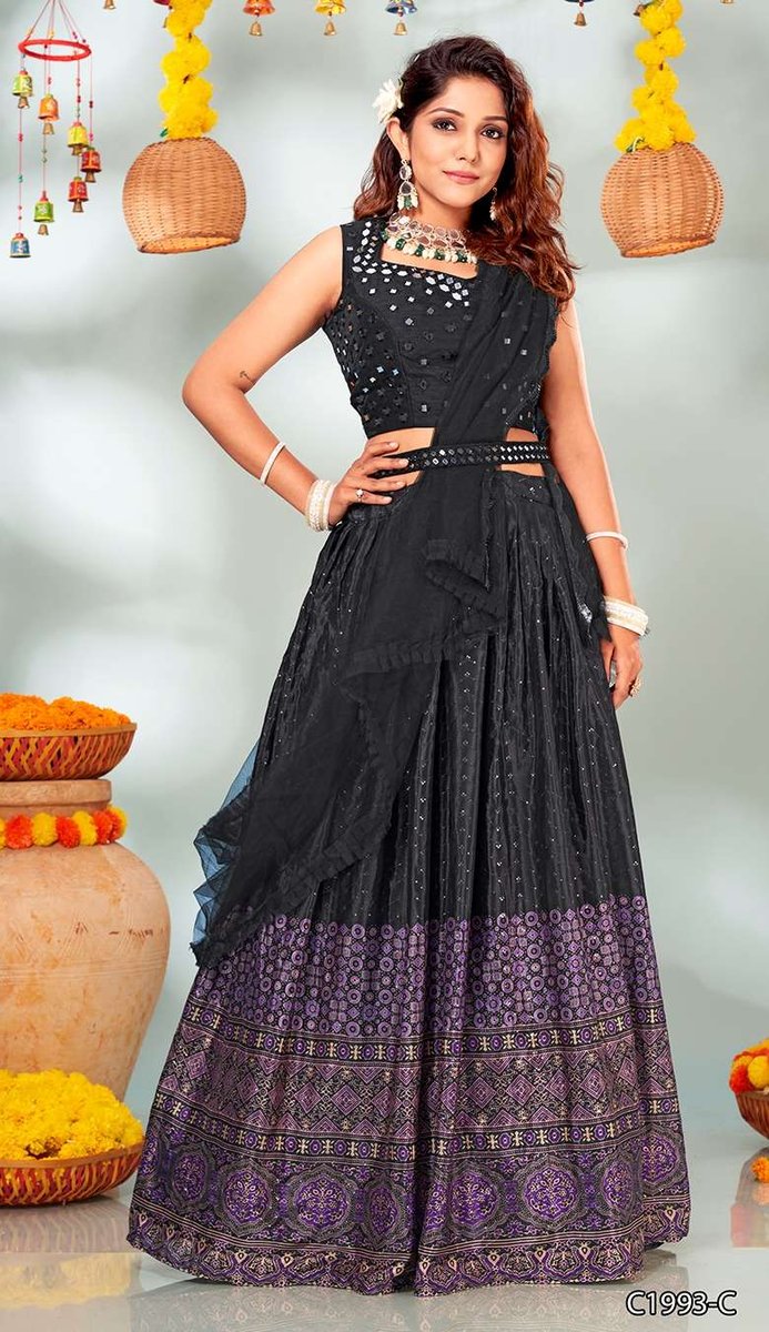 Aamoha Trendz Designer Lehenga C-1993 Colors 3