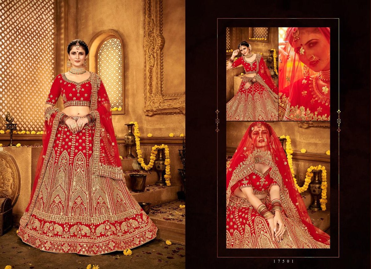 Bridal Designer Lehenga Choli 17501-17505 Series 1