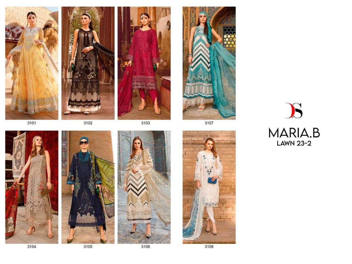 Deepsy Suit Maria.B Lawn 23 Vol-2 3101-3108 Series 9