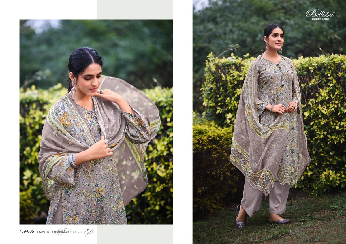 Belliza Designer Seerat 759-001 to 759-010 Series 5