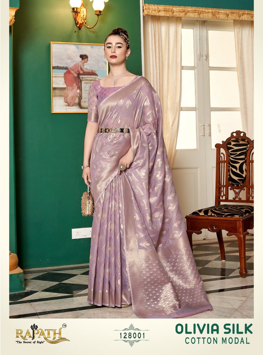 Rajpath Fabrics Olivia Silk 128001-128006 Series 1
