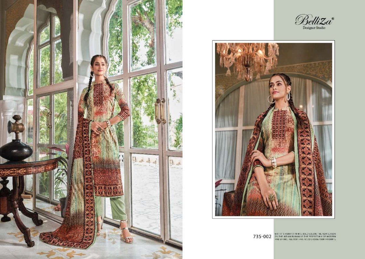 Belliza Designer Nisarg 735-001 to 735-008 Series 2