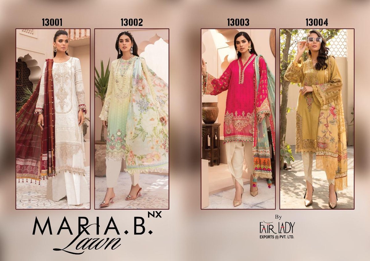 Fair Lady Maria B Lawn Nx 13001-13004 Series 5