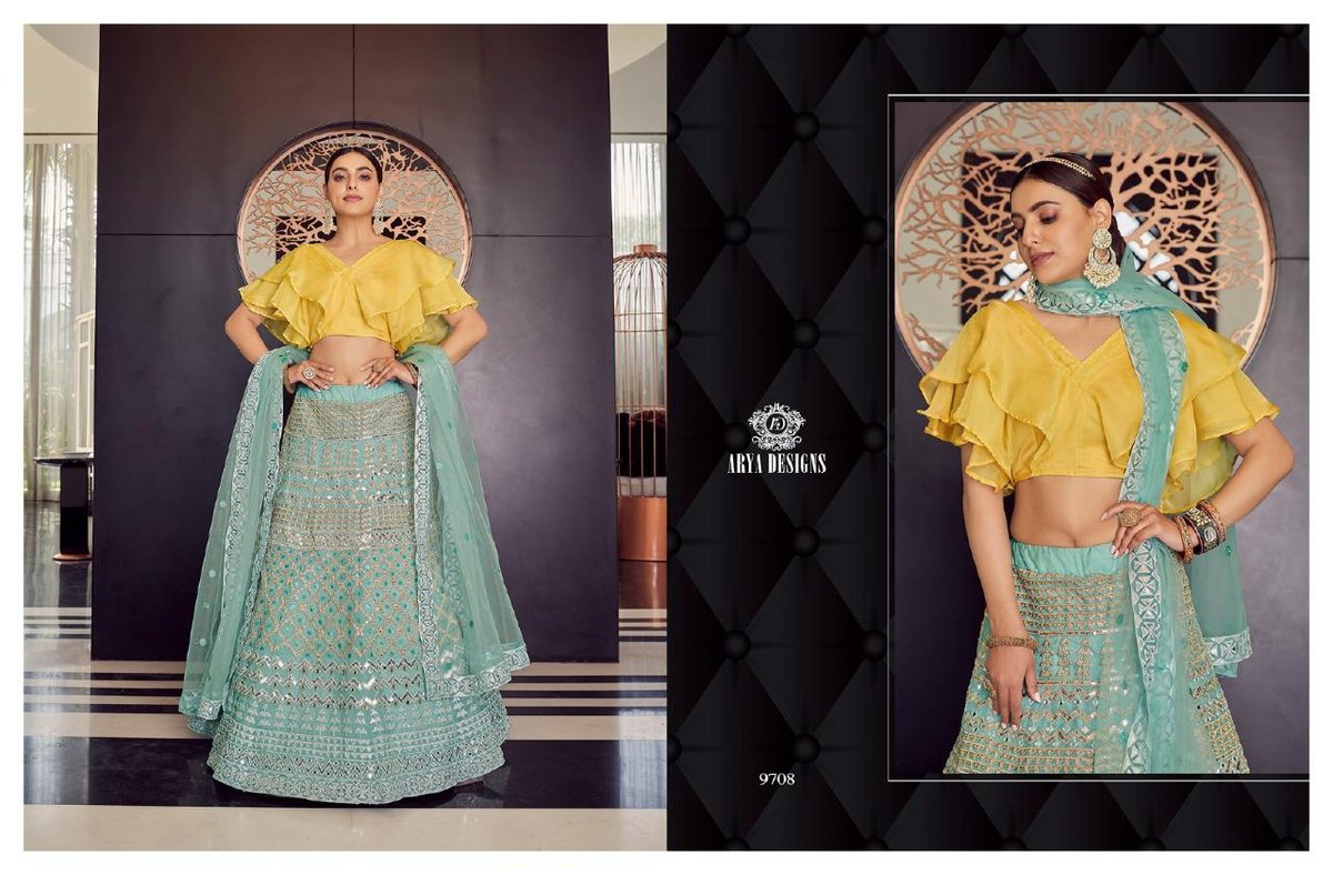 Arya Designs Floral Vol-4 9701-9714 Series 8