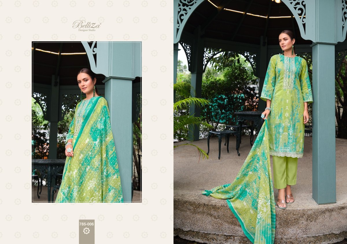 Belliza Designer Resham 785-001 to 785-010 Series 6