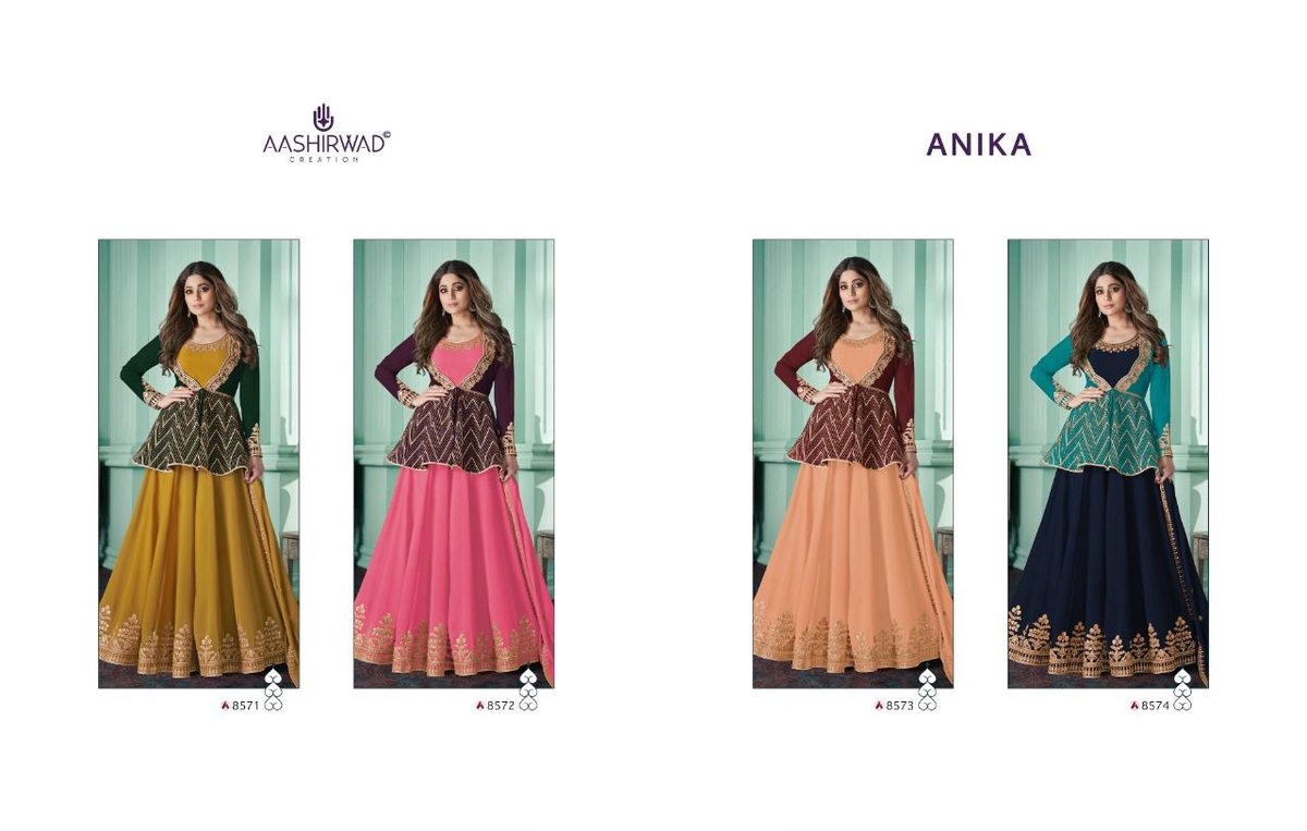 Aashirwad Creation Anika 8571-8574 Series 5